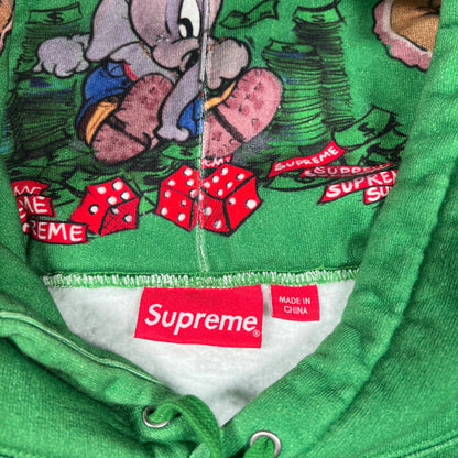 Supreme Elephant Cash Green Hoodie Size XL NEW x14711