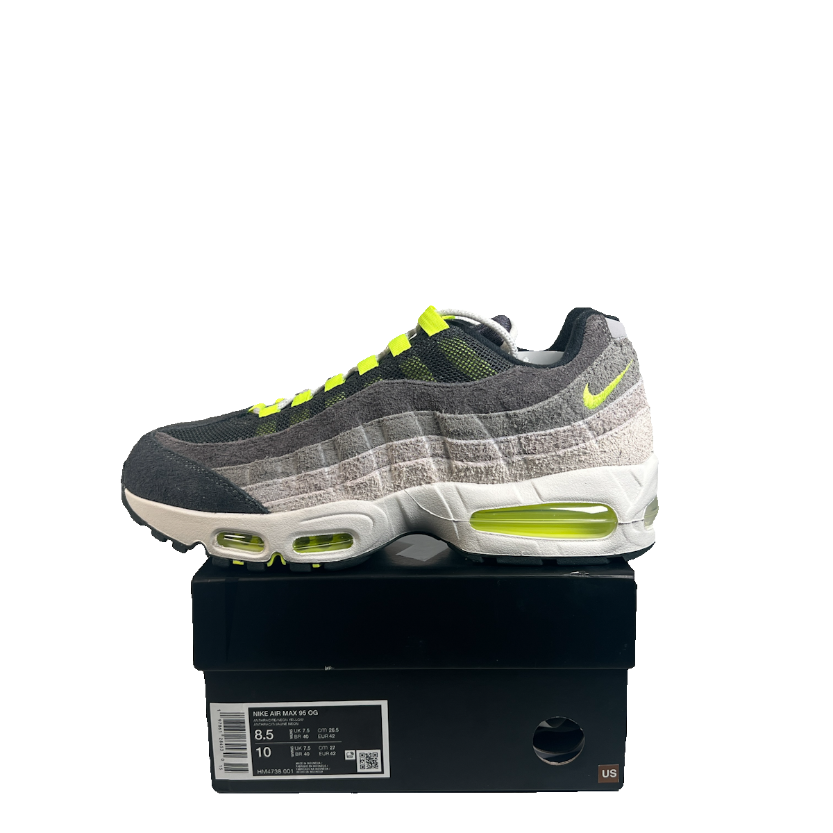 Nike Air Max 95 Reverse Gradient Neon (2025) Size 8.5 NEW s23381