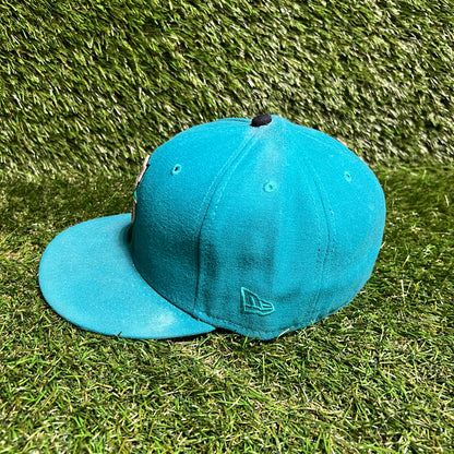 New Era Seattle Mariners Teal Hat Size 7 1/2 USED v16008