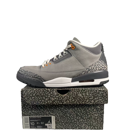 Jordan 3 Cool Grey (2021) Size 10 USED s23760