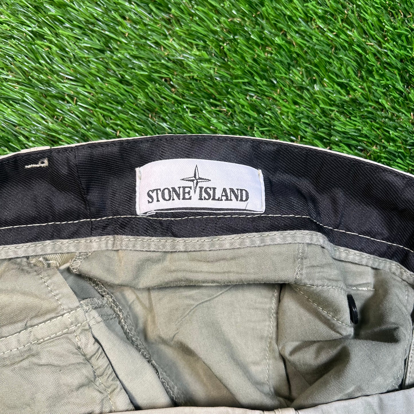 Stone Island Sage Green Cargo Pants Size 33 USED x16840