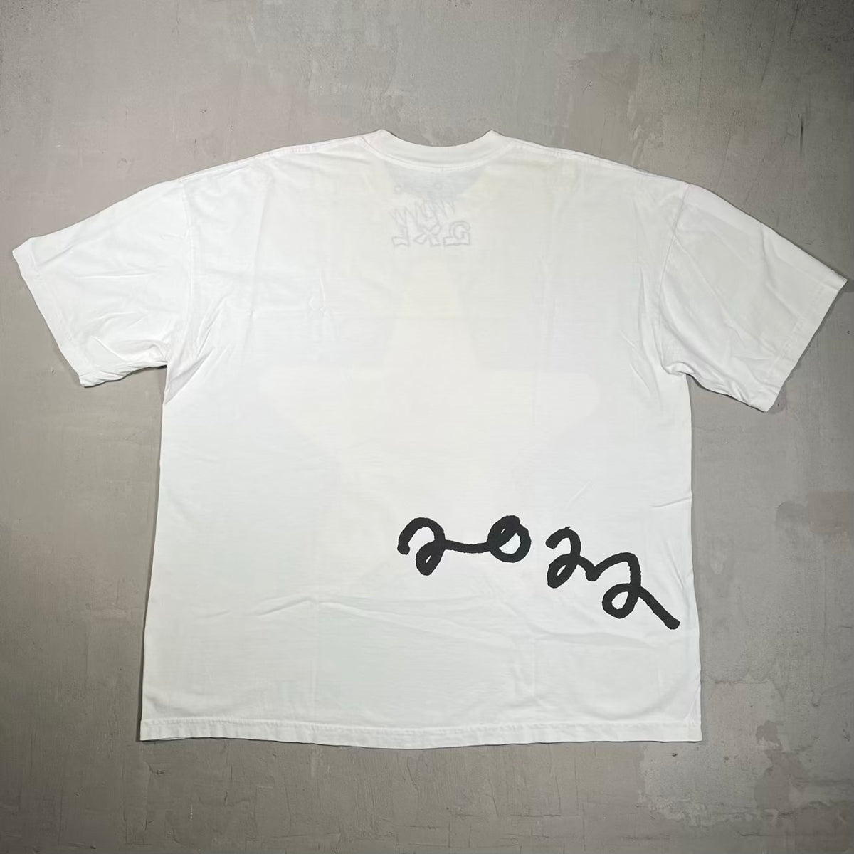 Asspizza Flag Star White Tee Size XXL USED x18447
