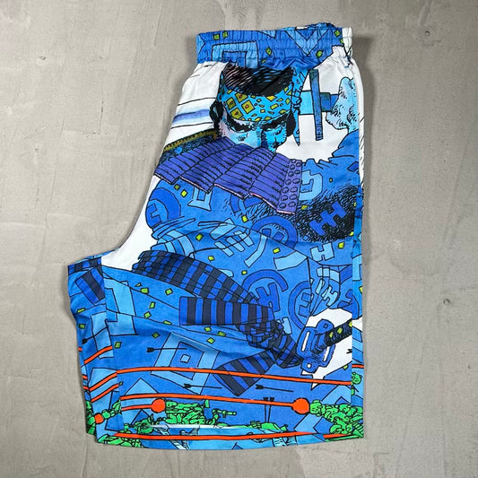 Supreme Ronin Silk Short Blue (2023) Size Large USED x18423