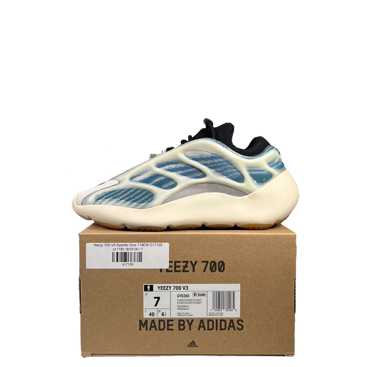 Yeezy 700 V3 Kyanite Size 7 NEW S17139