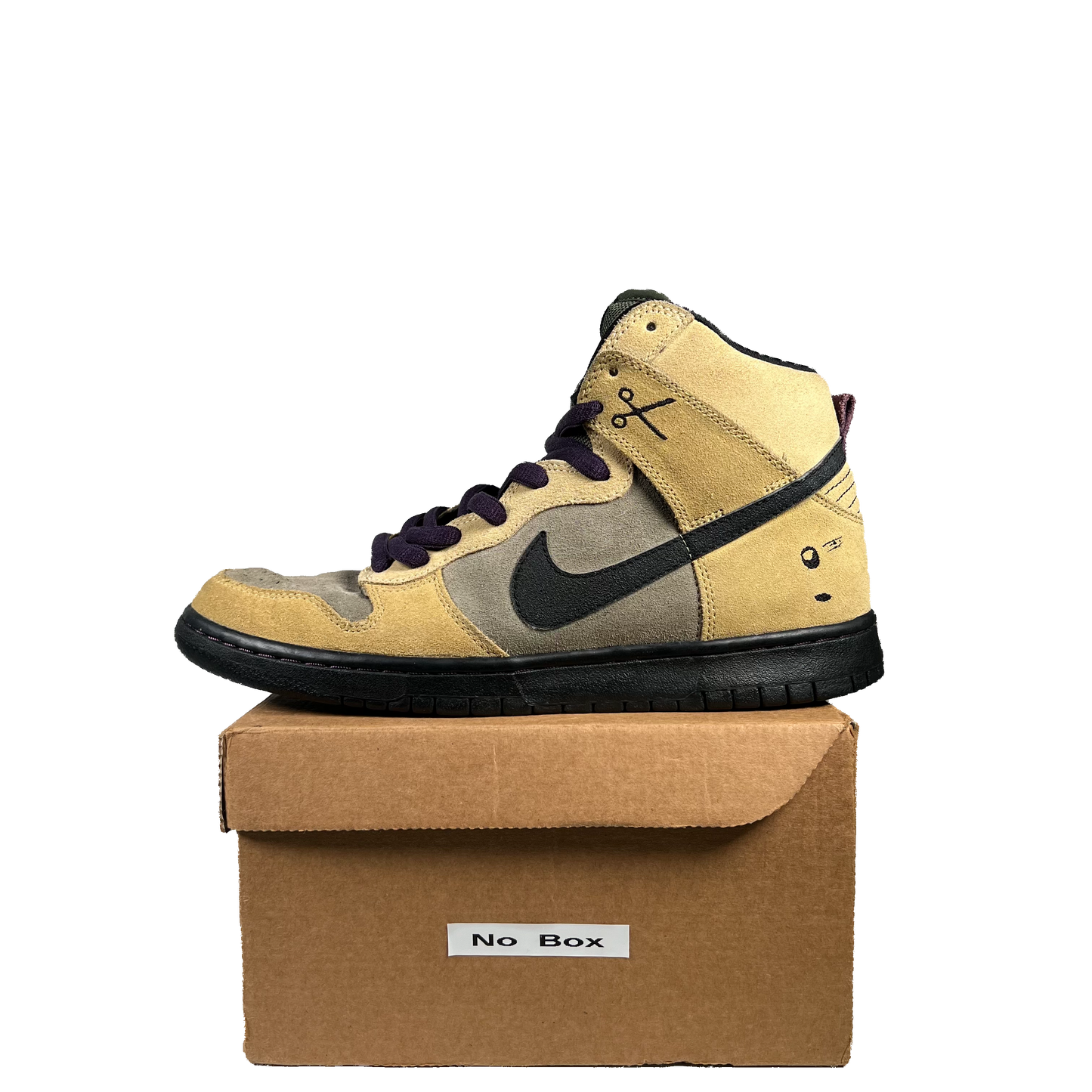 Nike SB Dunk High Chrome Ball Incident (2010) Size 9 USED s20392