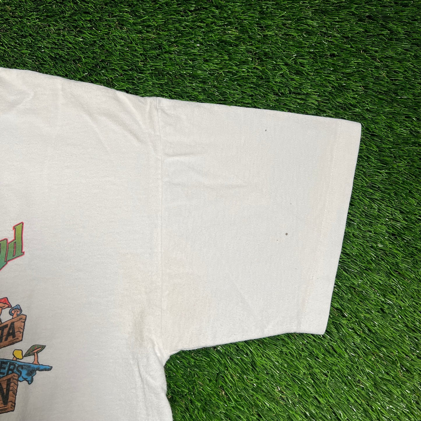 1998 Allman Brothers Band White "Summer Peach" Tour Tee Size Large USED v18439