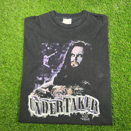 1997 Undertaker "Death Becomes Me!" Black Tee Size XL USED v17084
