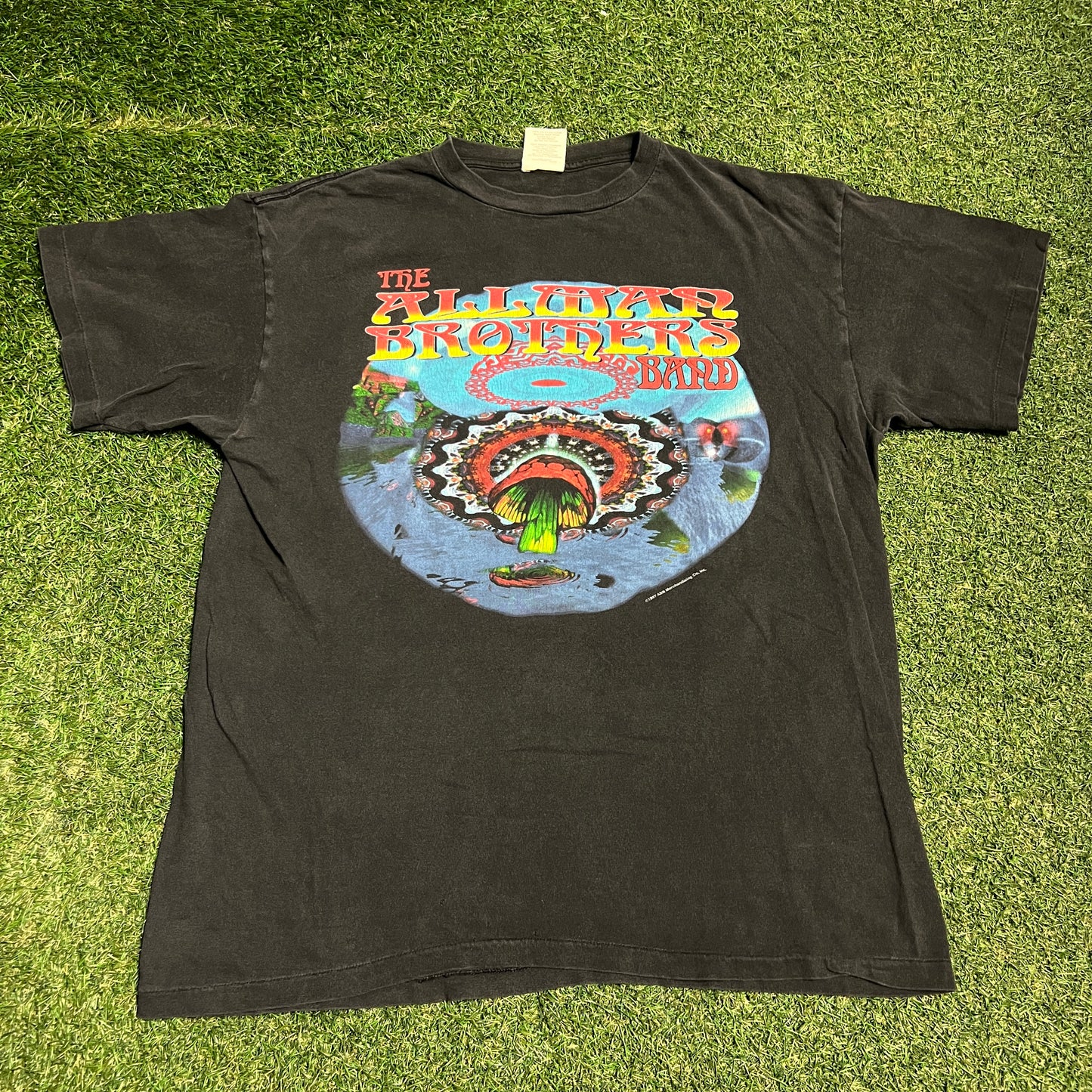 1997 Allman Brothers Summer Road Trip Black Tour Tee Size XL USED v16114