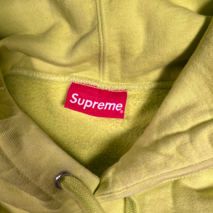 Supreme Smurfs Hooded Sweatshirt Acid Green (2020) Size Large USED x16515