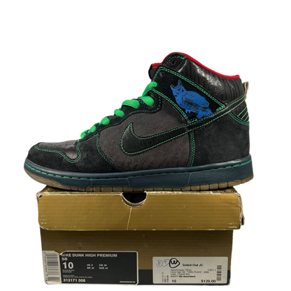 Nike SB Dunk High Twin Peaks (2009) Size 10 USED s18743