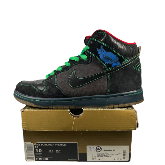 Nike SB Dunk High Twin Peaks (2009) Size 10 USED s18743