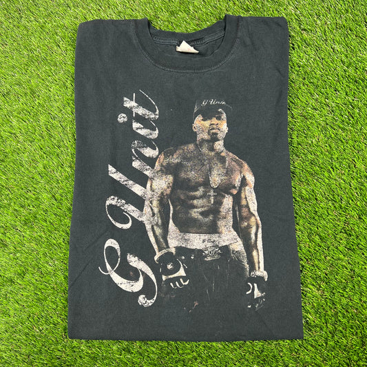 2005 50 Cent G Unit Concert Black Tee Size Large USED v16890