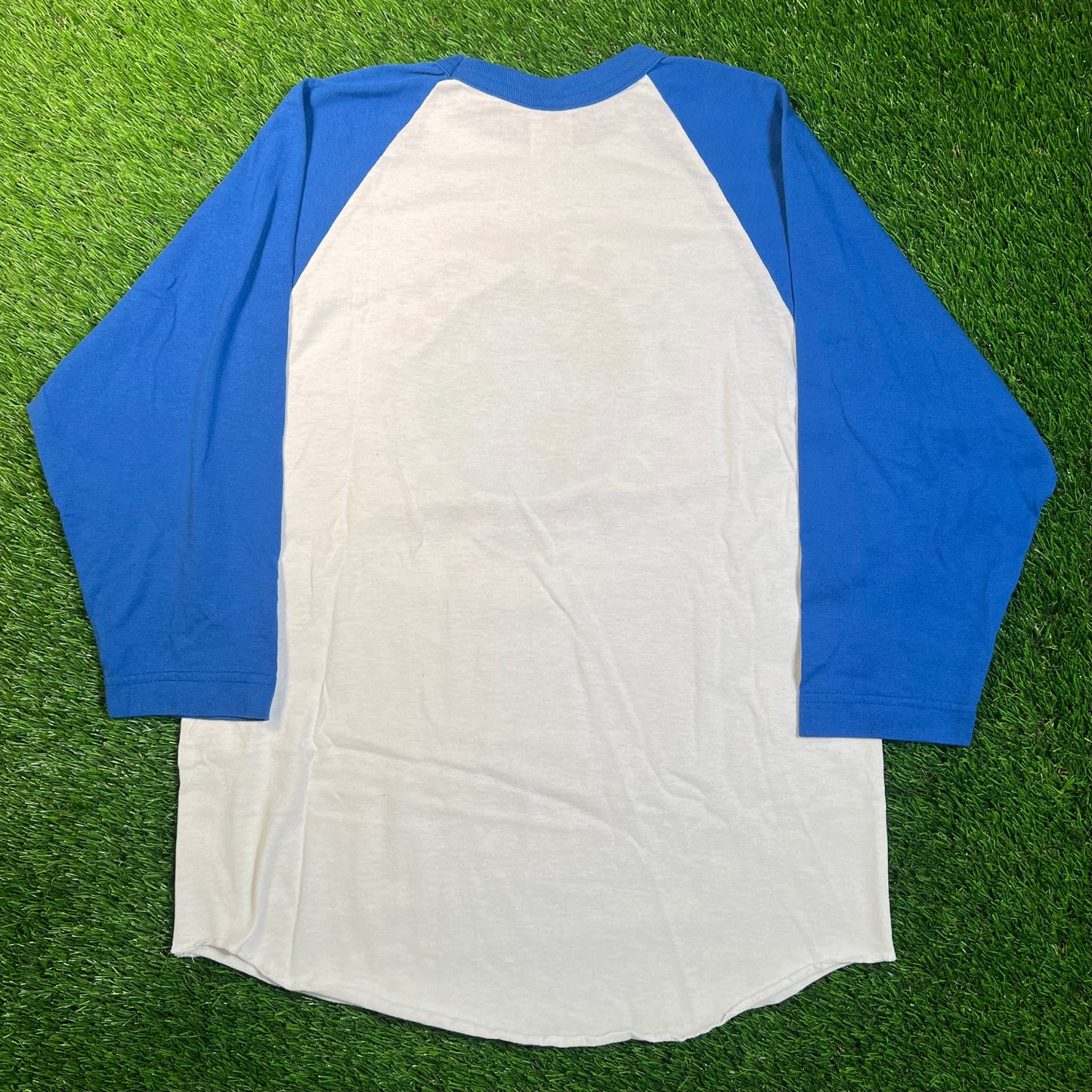1992 Grateful Dead Recycle World White/Blue Longsleeve Size Medium USED v18819