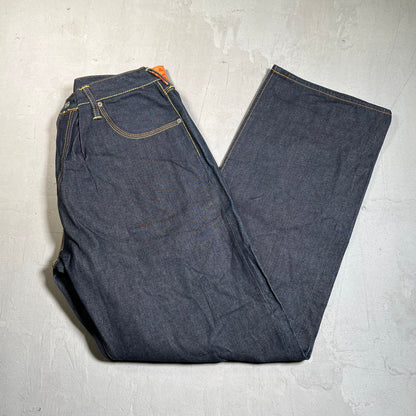 Evisu Indigo Yellow Arch Denim Size 36 (Tailored) USED x17659