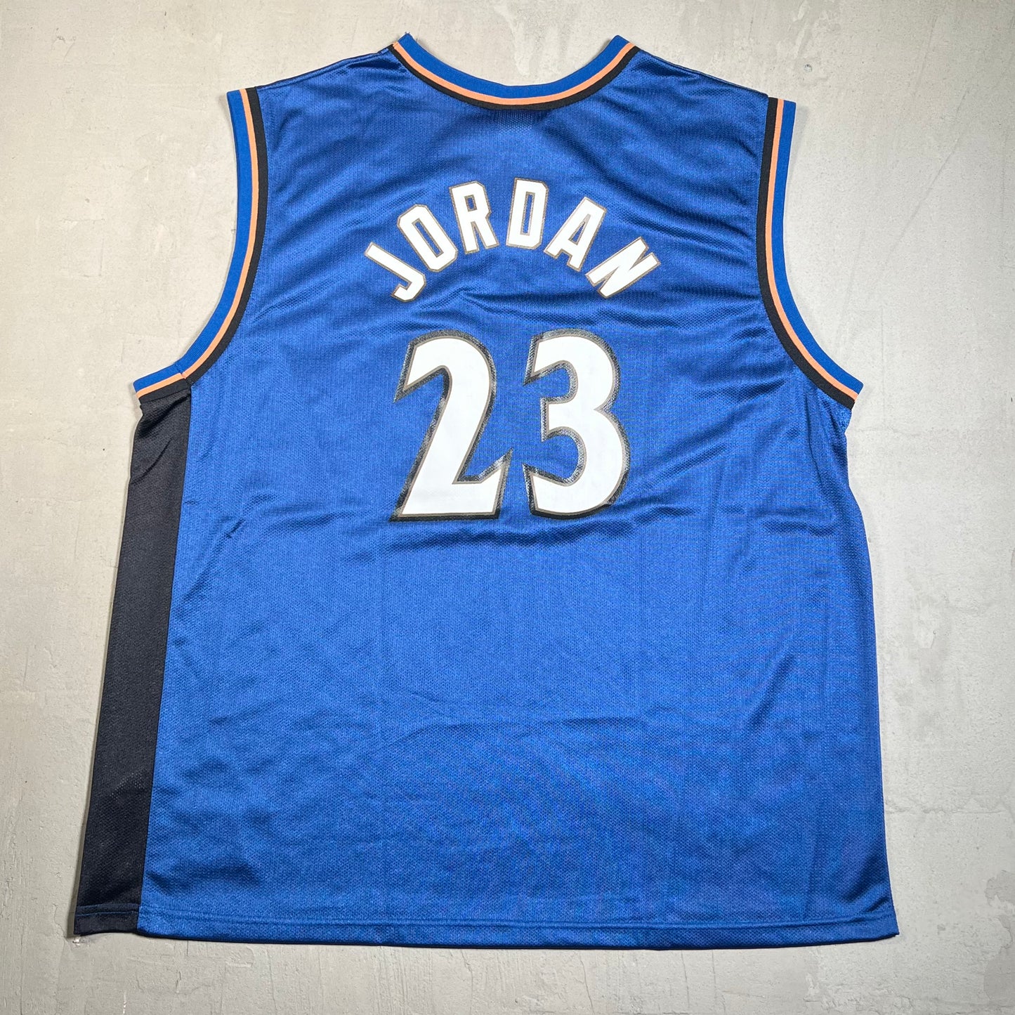 Champion Michael Jordan Washington Wizards Blue Jersey Size Large USED v19561