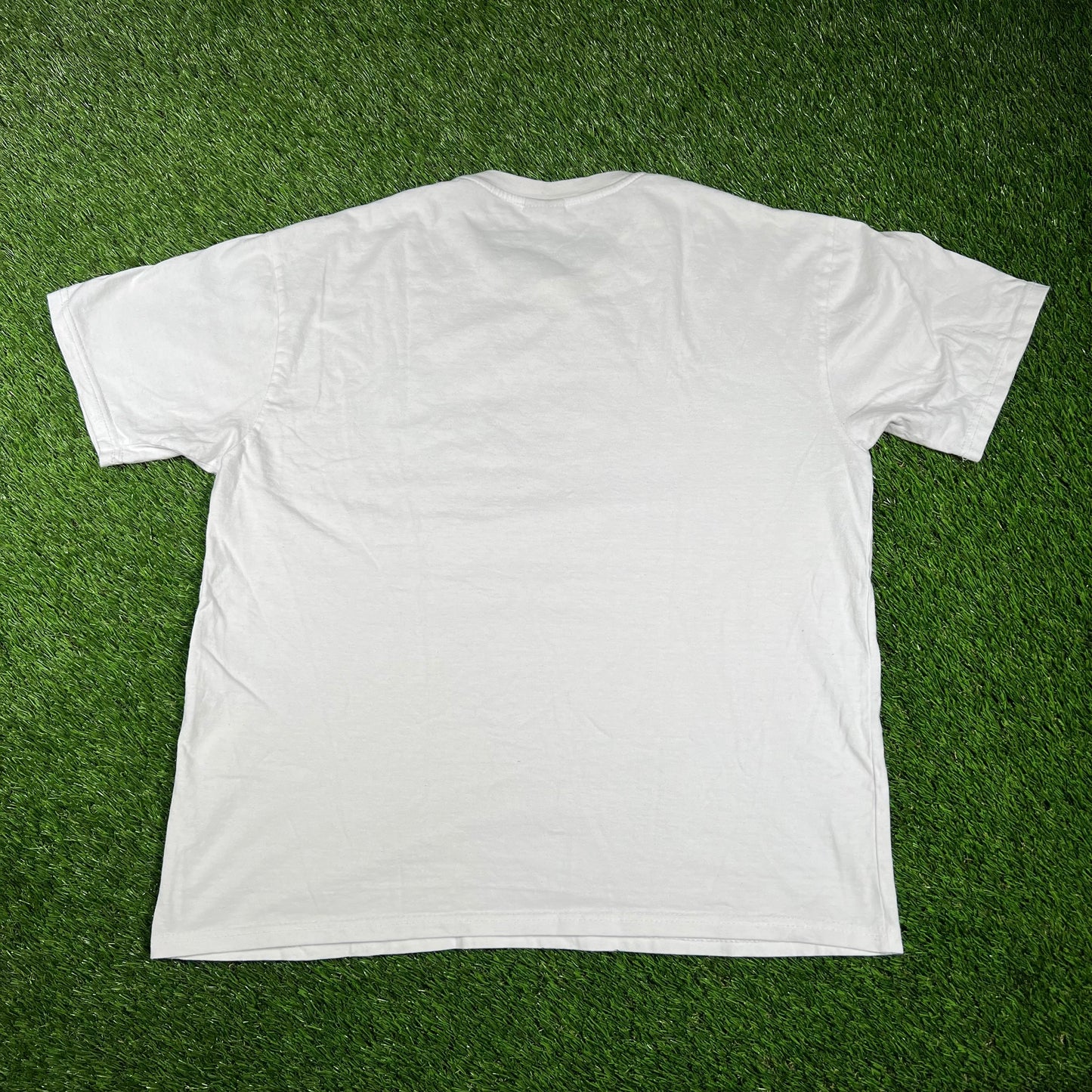 Stussy Nike Citys White Tee Size Large USED x14616