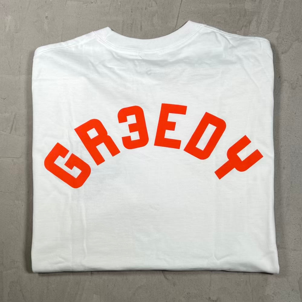 Greedy Unit White Knicks Tee Size Small USED x18464
