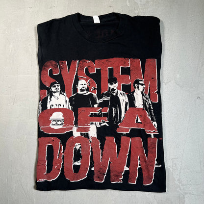 2012 System of A Down Black Tour Tee Size Medium USED v19583