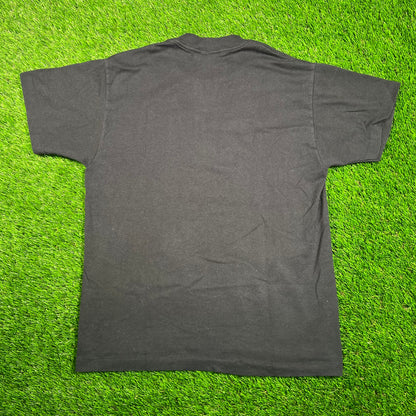 1990s "Tease me about my Age" Black Humor Tee Size large USED v18782
