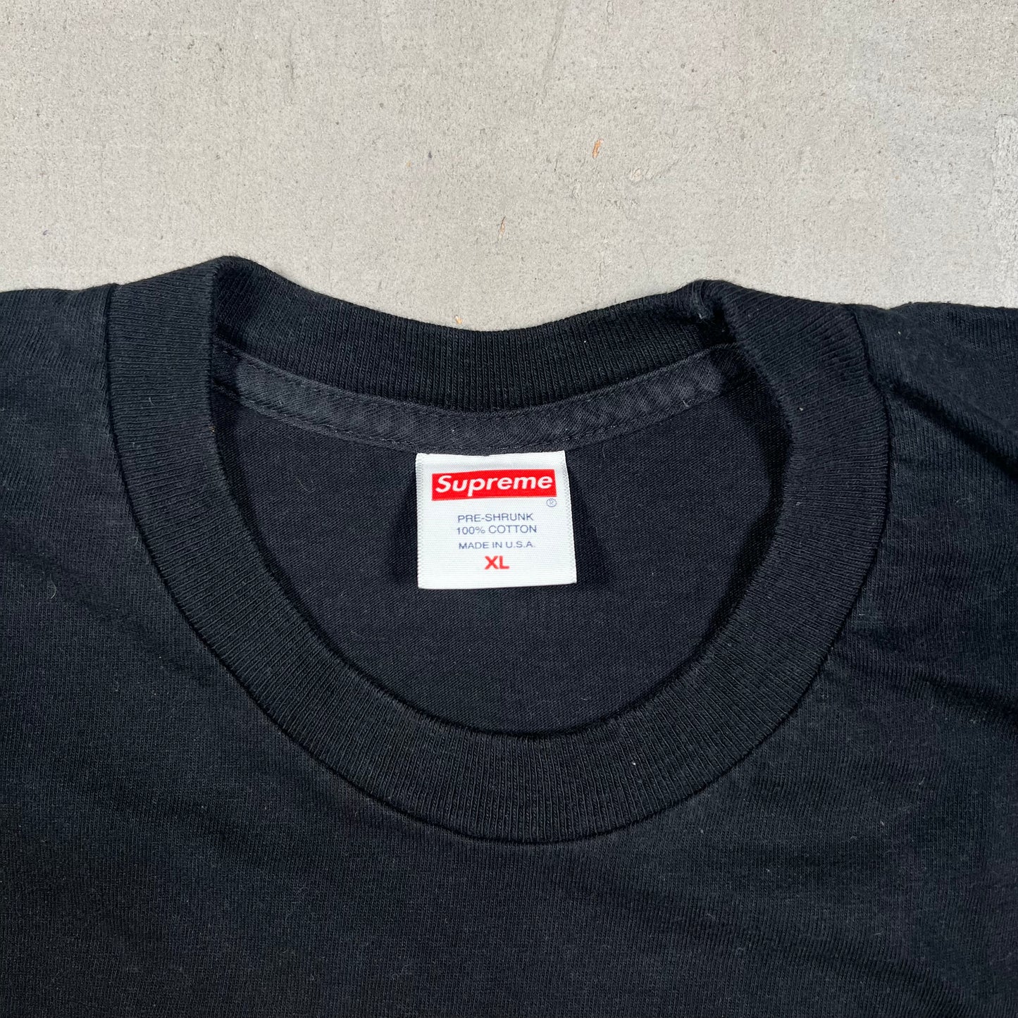 Supreme Andres Serrano Piss Christ Black Tee (2017) Size Large USED x17255