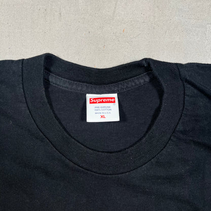 Supreme Andres Serrano Piss Christ Black Tee (2017) Size Large USED x17255