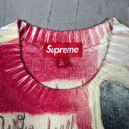 Supreme Yo Baby (2024) Knit Sweater Size Large USED x18456