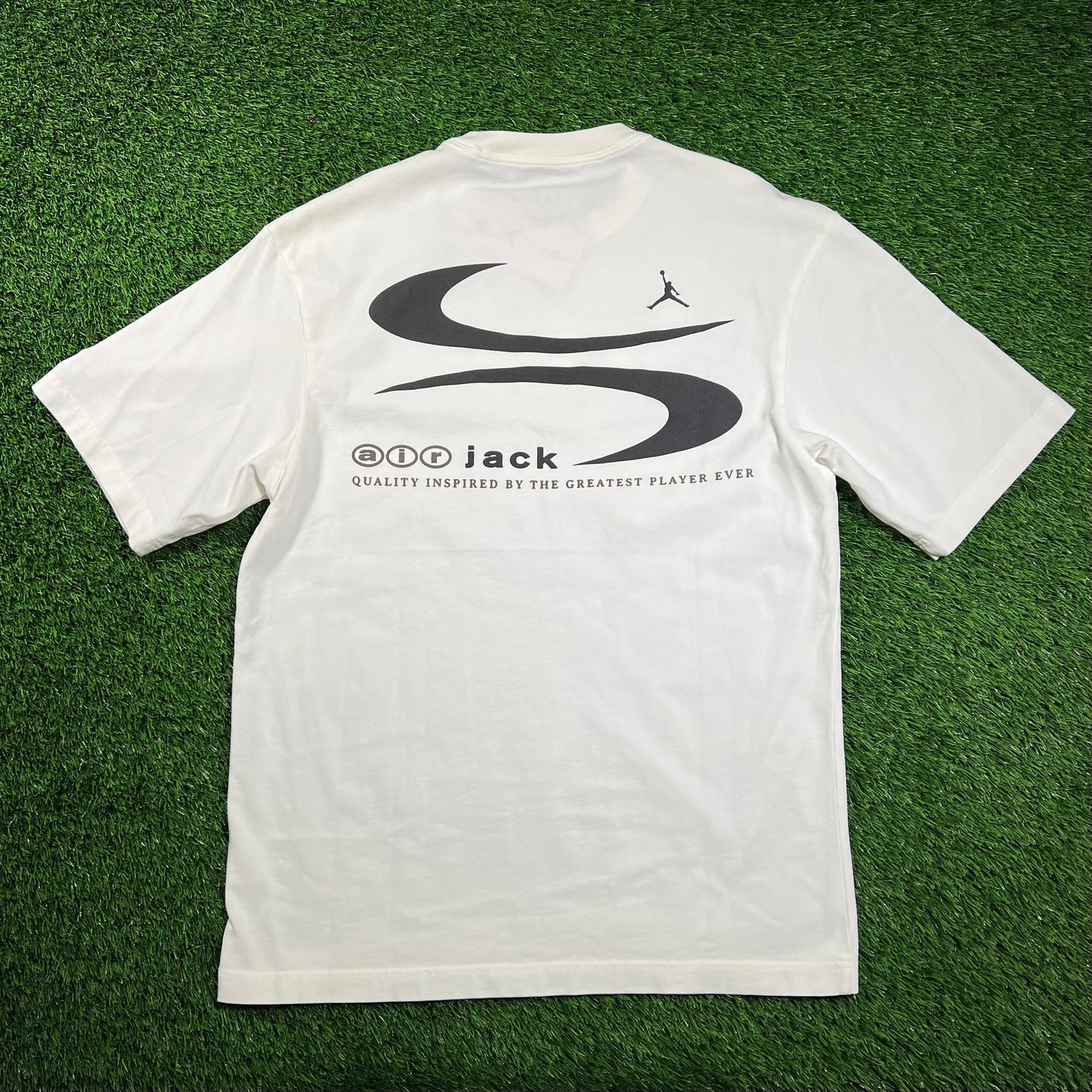 Travis Scott Jordan JumpanJack White Tee Size Small NEW x16511