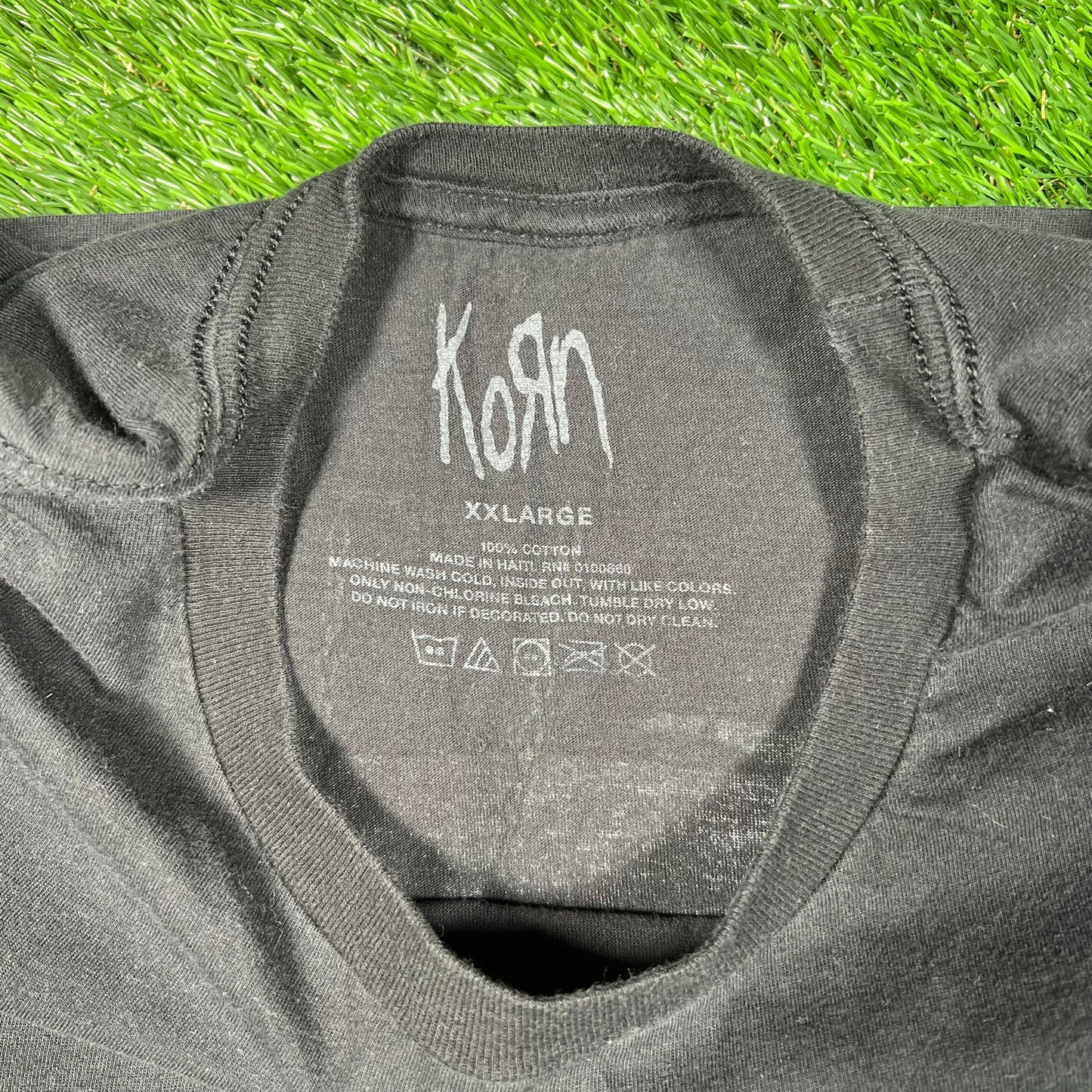 Modern Korn Black Album Art Tee Size XXL USED v17499