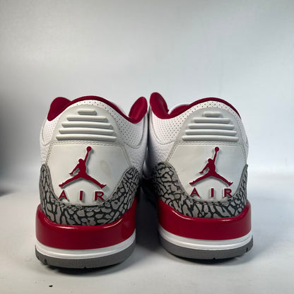 Jordan 3 Cardinal Red (2022) Size 11 USED s23400