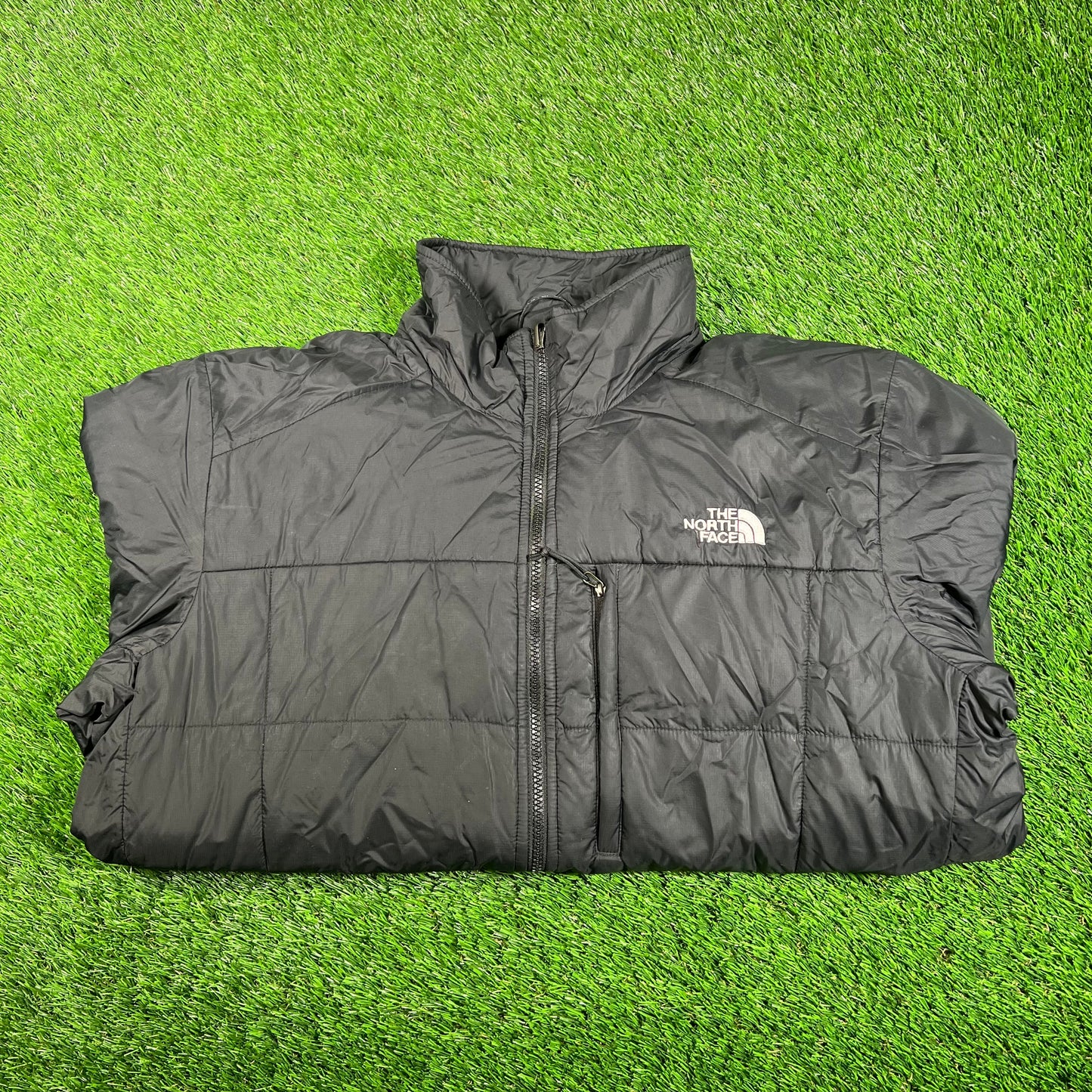North Face Black MicroDown Jacket Size XL USED v17840