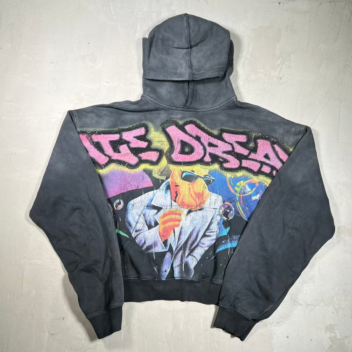 Vale Forever Joe Camel Black Hoodie Size XXL USED x18448