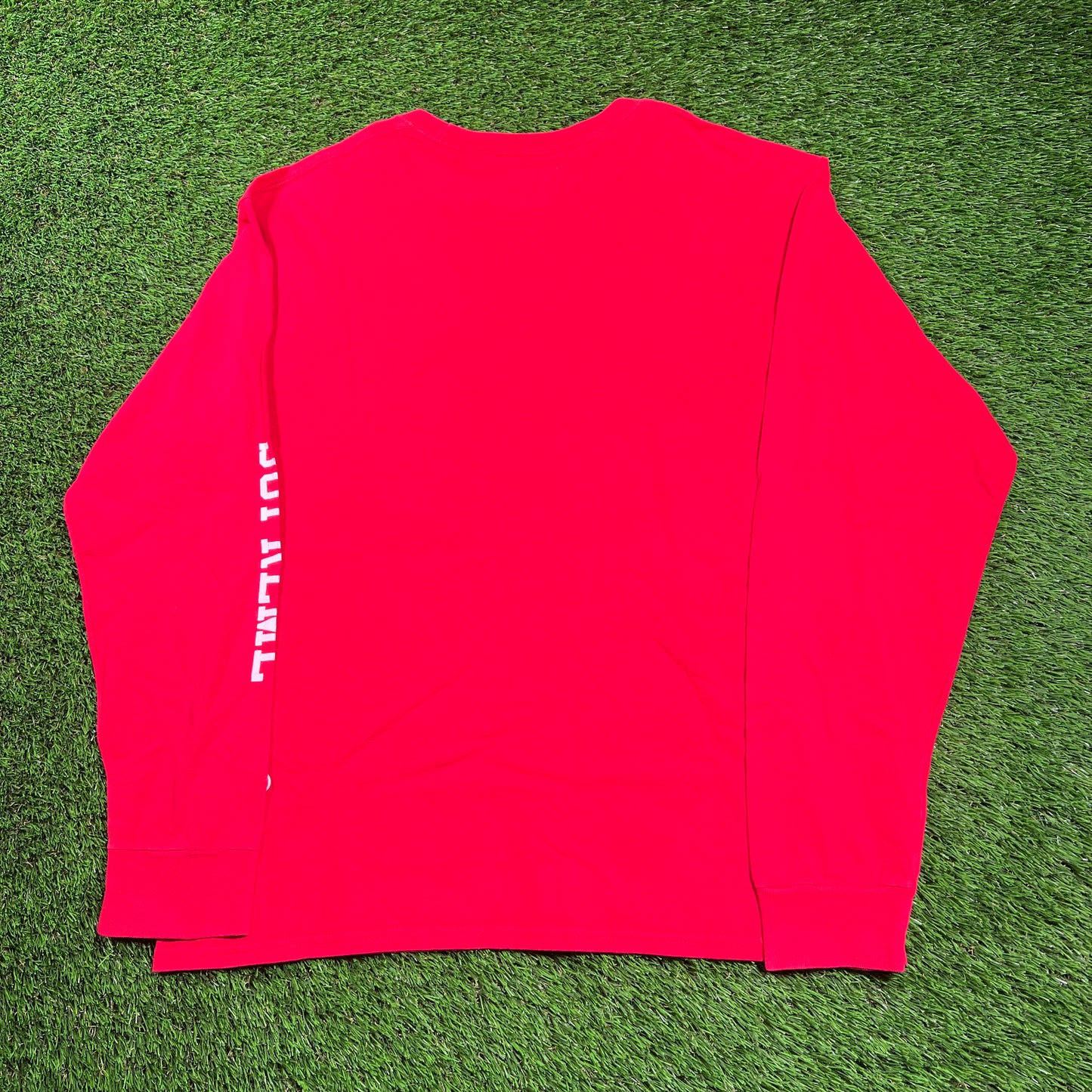 Supreme Champion Longsleeve Red Tee (2017) Size Large USED x16225