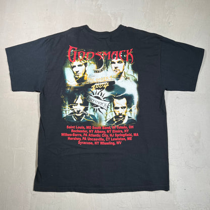 2004 Godsmack The Other Side Tour Black Tee Size XL USED v19451