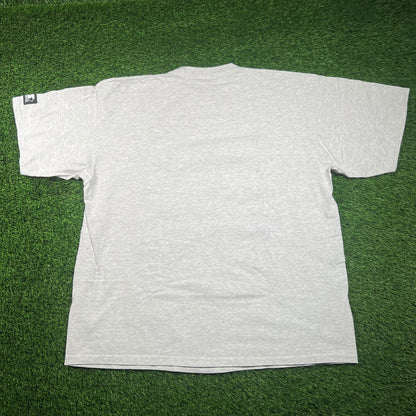 1994 New York Stanley Cup Champion Starter Grey Tee Size XL USED v18254