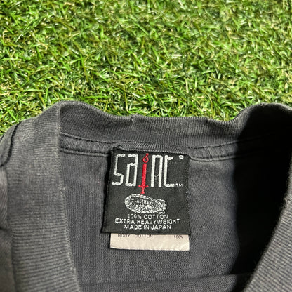 Saint West Black "Holy Ghost" Tee Size Small USED x14183