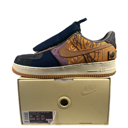 Nike Air Force 1 Low Travis Scott Cactus Jack (2019) Size 11 USED s23730