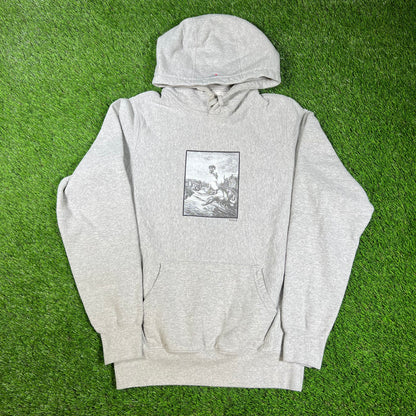 Noah David and Goliath Grey Hoodie Size Small USED x14378