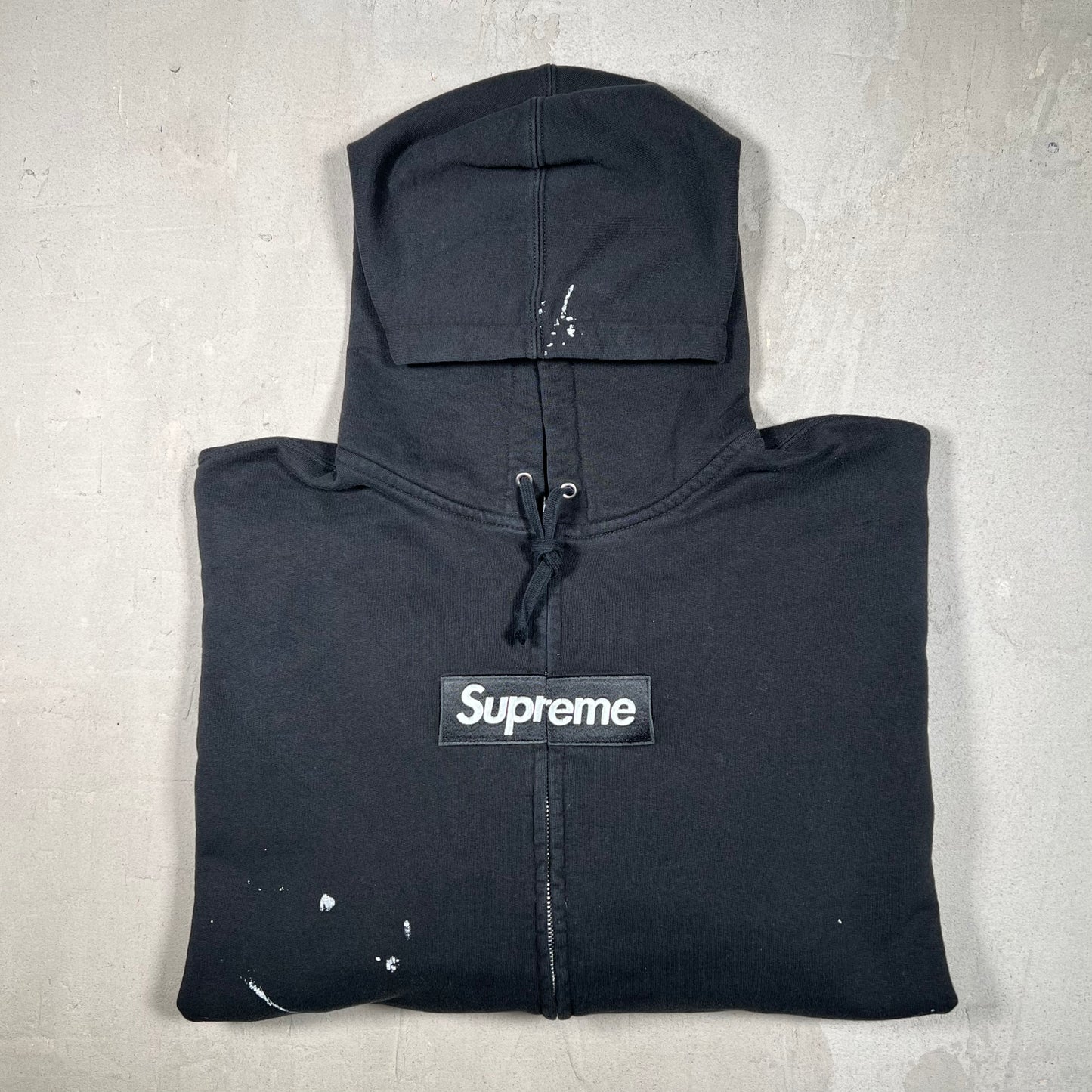 Supreme MM6 Maison Margiela Black Box Logo Zip Up Hoodie Size XXL NEW (2026)