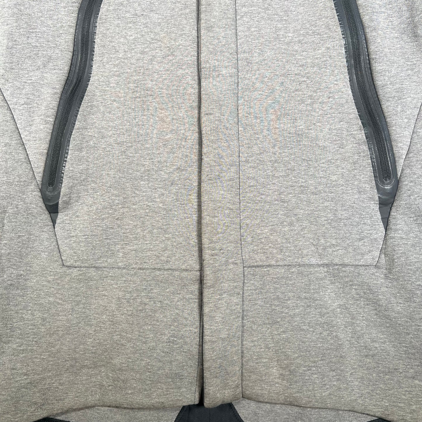 Nike Tech Thick Grey Zip Up Hoodie Size Medium USED v17910