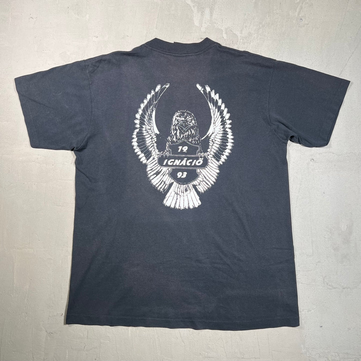 1993 3D Emblem "Ultimate Ride" Pinup Biker Tee Size Large USED v19478