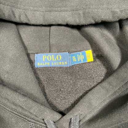 Polo Ralph Lauren College Logo Black Hoodie Size XL USED v17859