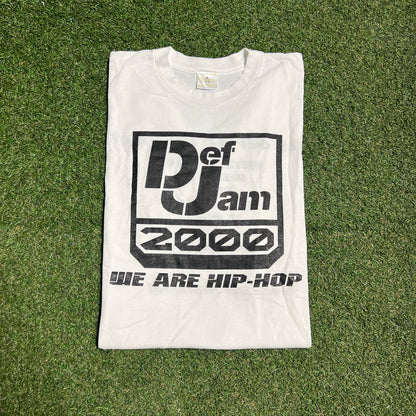 Def Jam 2000 "We are Hip Hop" White Tee Size XXL USED v16079