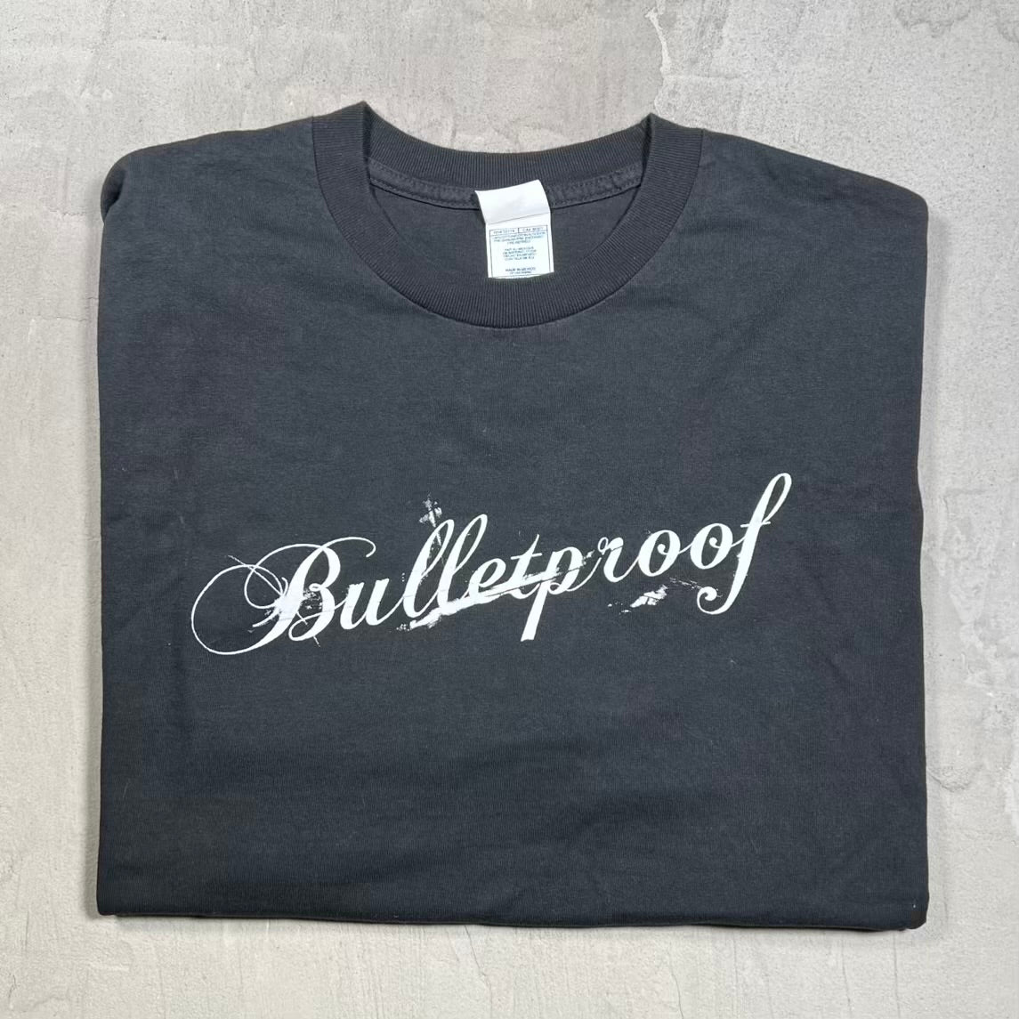 Y2K 50 Cent "Bulletproof" Black Tee Size XL USED v20218
