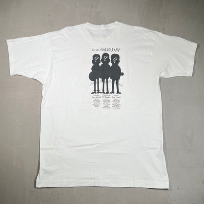 1996 Everclear 3 Band Members White Tee Size XL USED v14662