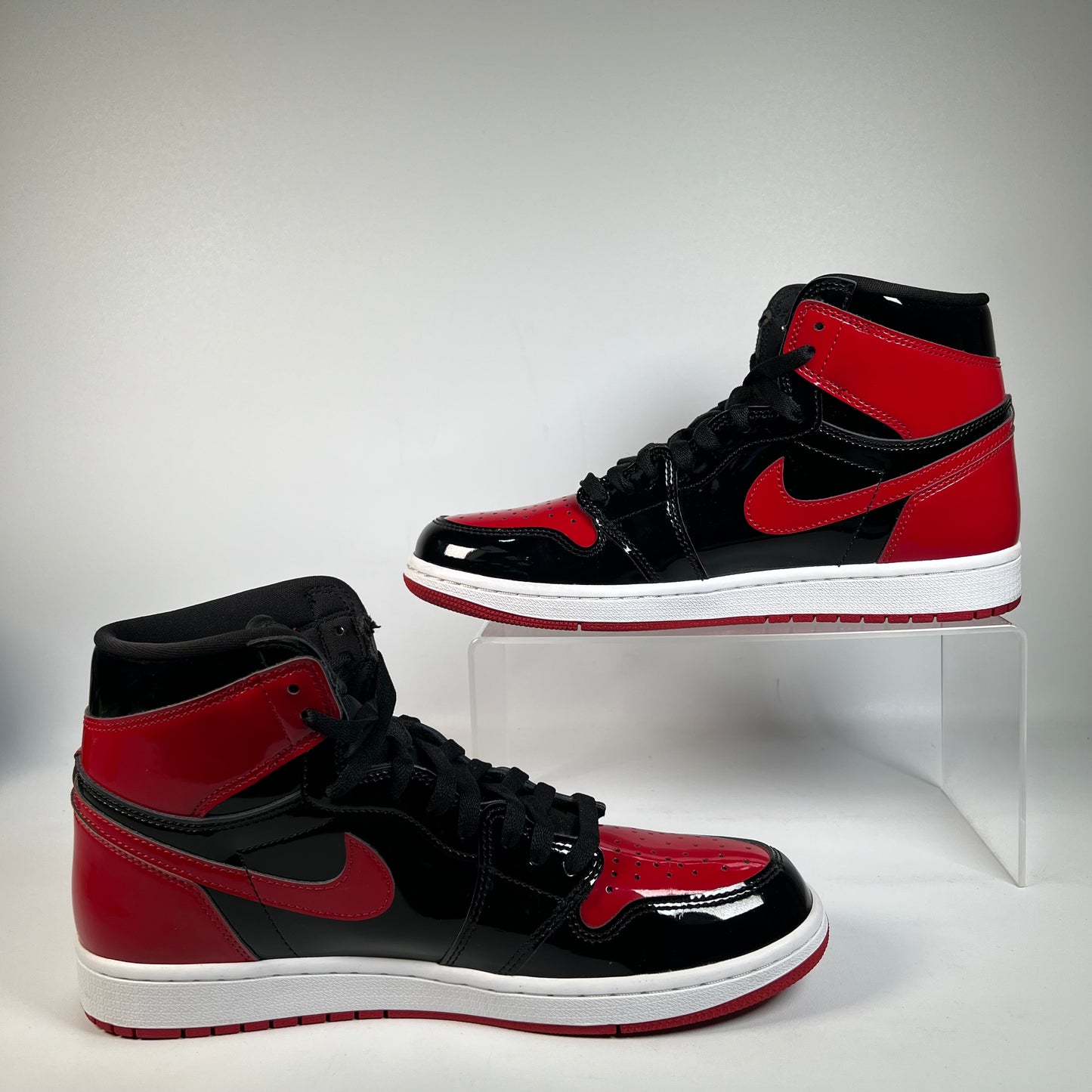 Jordan 1 Patent Bred (2021) Size 10.5 USED s21971