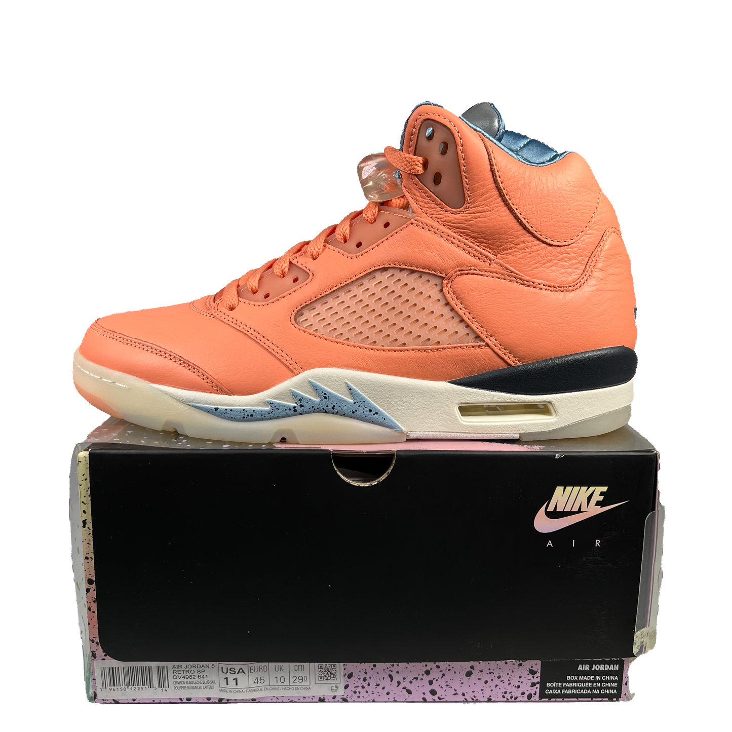 Jordan 5 DJ Khaled "We the Best" Crimson Bliss (2022) Size 11 NEW s19246