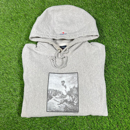 Noah David and Goliath Grey Hoodie Size Small USED x14378