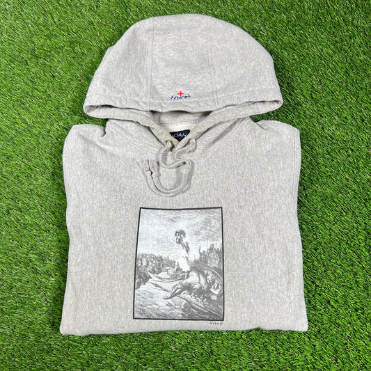 Noah David and Goliath Grey Hoodie Size Small USED x14378