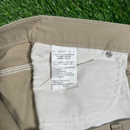 Y2K Dickies Work Wear Tan Pants Size 40x32 USED v18073