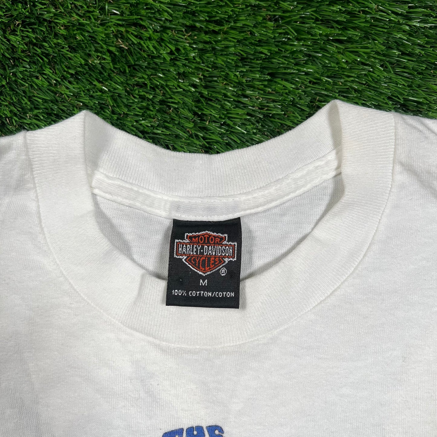 1999 Harley Davidson The Sixties Holoubek JFK Nasa Woodstock Tie Dye Tee Size Medium USED v18395
